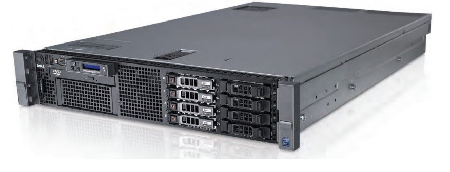 Dell Poweredge R710 Server 2U, 4 x 900GB SAS 10KRPM HDD, 32GB Ram, dual Power Supply, Dual CPU Intel Xeon, 8 x 2.5in drive bays  PreOwned