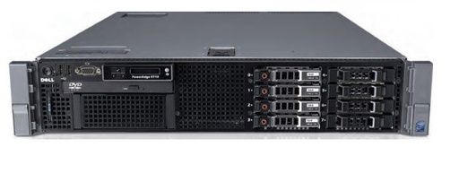 Dell Poweredge R710 Server 2U, 4 x 900GB SAS 10KRPM HDD, 32GB Ram, dual Power Supply, Dual CPU Intel Xeon, 8 x 2.5in drive bays  PreOwned