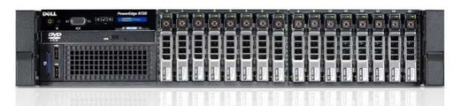 Dell Poweredge R720 Server 2U, 16 x 900GB SAS 10KRPM HDD, 32GB Ram, dual Power Supply, Dual CPU Intel Xeon, 16 x 2.5in drive bays  PreOwned