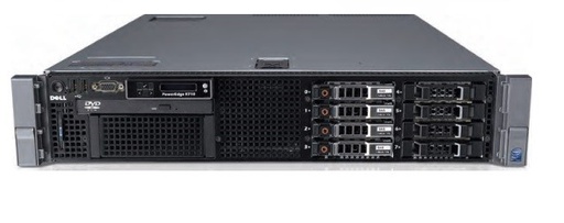 Dell R710 Server Pre-Owned (8x 2.5in bays), Dual CPU Xeon 6 Core, Dual Power Supply, Excl Rails, Caddies