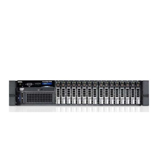 Dell R720 Server Pre-Owned (16x 2.5in bays), Dual CPU Xeon 6 Core, Dual Power Supply, Excl Rails, Caddies